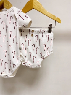 Pronta entrega - conjunto Body manga curta + bloomer botões bengalinhas marsala - loja online