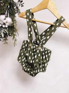 Pronta entrega - Bloomer alça verde Cactus Pinheirinhos off - comprar online