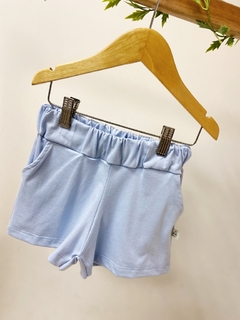 Pronta entrega - shorts bolso lateral Aqua na internet