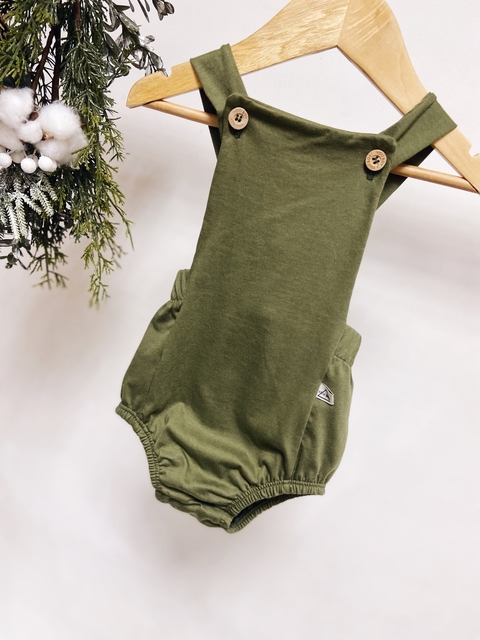 Pronta entrega - Romper baby verde cactus