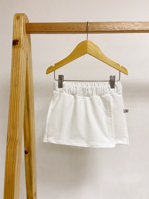 Pronta entrega - Shorts saia kids moletinho off