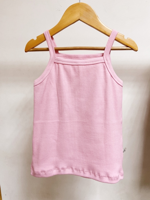 Pronta entrega - regata alça kids canelada tutti-frutti