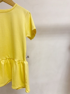 Pronta entrega - Bata kids manga curta yellow - comprar online