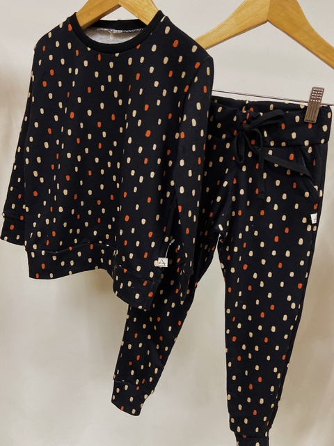 Pronta entrega - Conjunto kids Calça Jogger + casaco gotas - comprar online