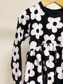 Pronta entrega - Vestido Mullet manga longa flowers - loja online