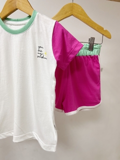 Pronta entrega - Conjunto colors You Are my Sunshine mint, pink e off - comprar online