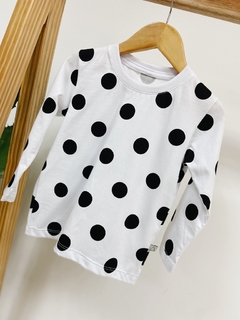 Pronta entrega - Camiseta kids Manga Longa Bolas - You Boy Kids