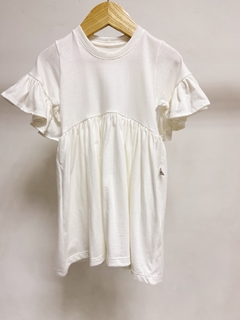 Pronta entrega - Vestido Mullet manga curta babado off na internet