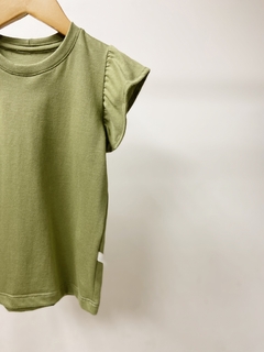 Pronta entrega - Blusa babado oliva - You Boy Kids
