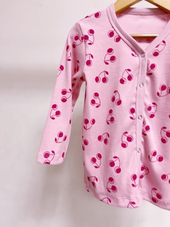 Pronta entrega - cardigan kids canelado cherry - You Boy Kids