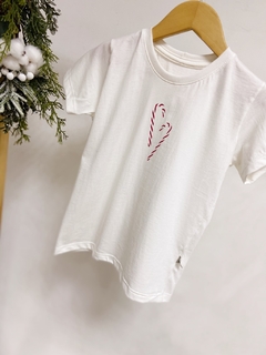 Pronta entrega - Camiseta kids off manga curta bengalinha coração marsala