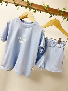 Pronta entrega - Conjunto ICE CREAM LOVER Aqua na internet