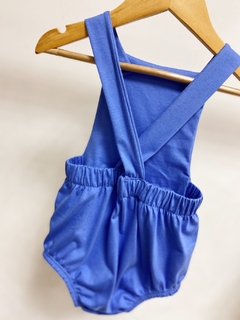 pronta entrega - Romper baby liso blue na internet