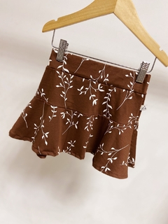 Pronta entrega - Saia babado arabesco