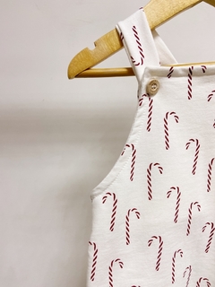 Pronta entrega - jardineira kids bengalinhas marsala