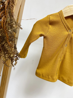 Pronta entrega - CARDIGAN kids CANELADO mostarda - comprar online
