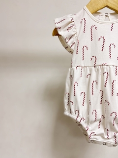 Imagem do Pronta entrega - Body vintage manga babado bengalinhas marsala