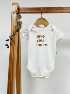 Pronta entrega - Body manga curta off LOVE YOU MORE. na internet