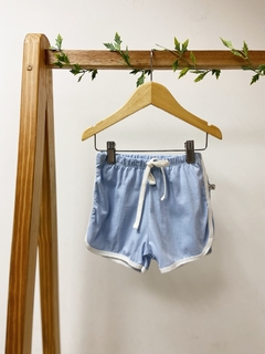 Pronta entrega - Shorts boxer retrô Aqua - You Boy Kids