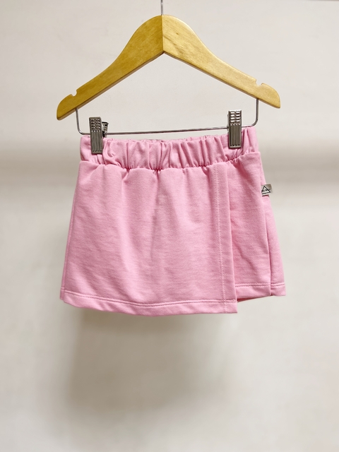 Pronta entrega - Shorts saia kids moletinho tutti-frutti