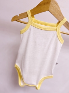 Pronta entrega - body regata baby canelado retro