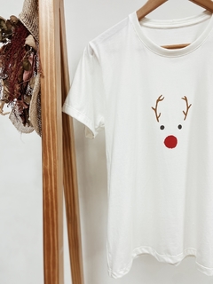 Pronta Entrega - Camiseta adulta manga curta off estampa rena colorido na internet