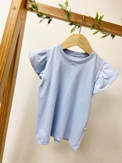 Pronta entrega - Blusa babado Aqua