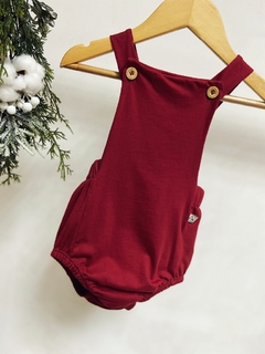 Pronta entrega - Romper baby marsala na internet