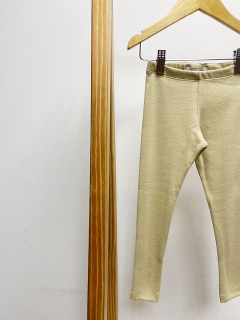 Pronta entrega - Legging kids canelado areia