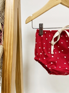 Pronta entrega - Bloomer vermelho bolinhas off - comprar online