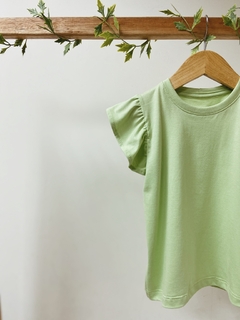 Pronta entrega - Blusa babado verde fabula na internet