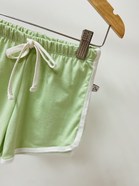 Pronta entrega - Shorts boxer retrô verde fabula