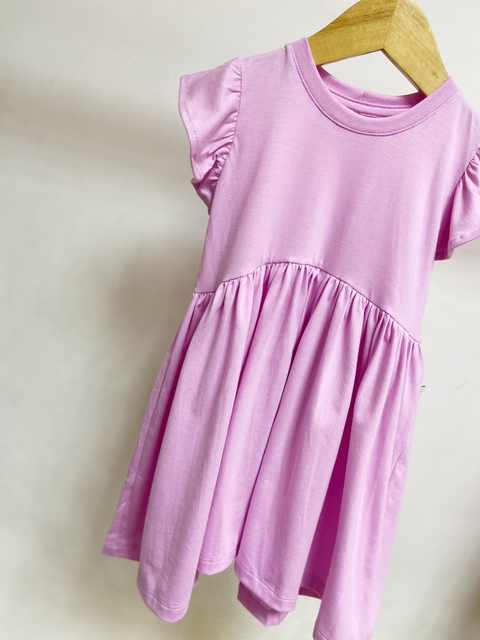 Pronta entrega - Vestido Mullet manga babado ternura