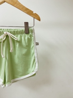Pronta entrega - Shorts boxer retrô verde fabula - comprar online