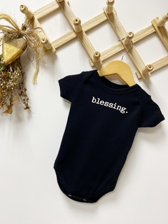 PRONTA ENTREGA - Body manga curta Blessing Preto - comprar online