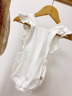 Pronta entrega - Romper baby babado liso off - comprar online