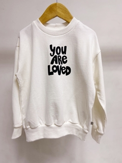 Pronta entrega - Casaco kids off you are loved moletinho - loja online