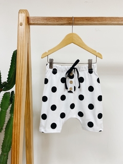 Pronta entrega - Bermuda Saruel botões em madeira natural bolas - comprar online