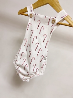 Pronta entrega - Romper baby com botões bengalinhas marsala - loja online