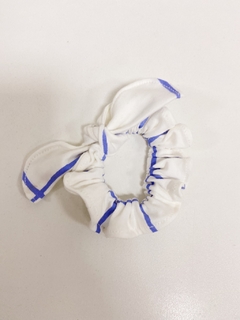Pronta entrega - scrunchie blue grid - You Boy Kids