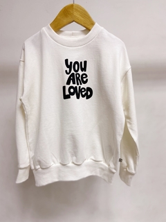 Pronta entrega - Casaco kids off you are loved moletinho