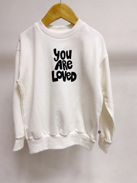 Pronta entrega - Casaco kids off you are loved moletinho