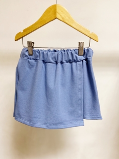 Pronta entrega - Shorts saia kids denim - loja online