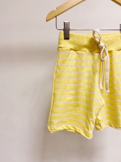 Pronta entrega - Bermuda Jogger kids Estampa yellow Stripes - You Boy Kids