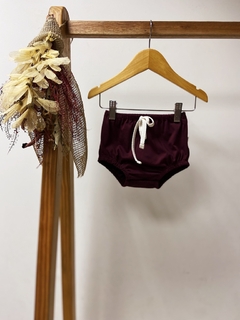 Pronta entrega - Bloomer liso basics vinho