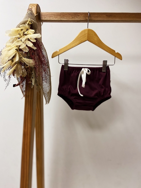 Pronta entrega - Bloomer liso basics vinho