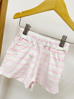 Pronta entrega - shorts bolso lateral listrado rosa - You Boy Kids