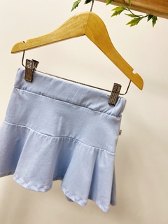 Pronta entrega - Saia babado Aqua na internet