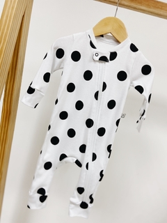 Pronta entrega - Macacão zíper sem pé Bolas - comprar online