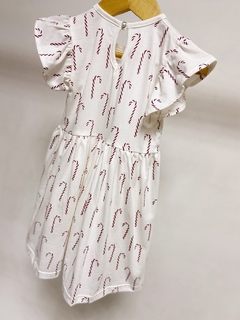 Imagem do Pronta entrega - Vestido Mullet babado bengalinhas marsala botão pérola